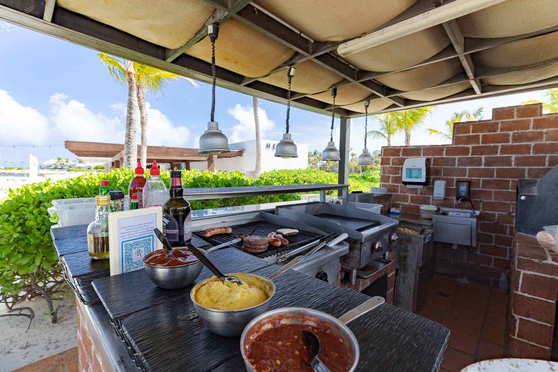 Grill area